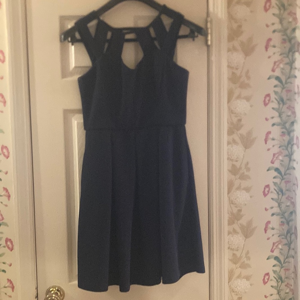 Betsy Johnson dress with neckline cut out details